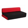 Voir la diapositive 1 : Chauffeuse 2 places tissu bicolore DUETTO