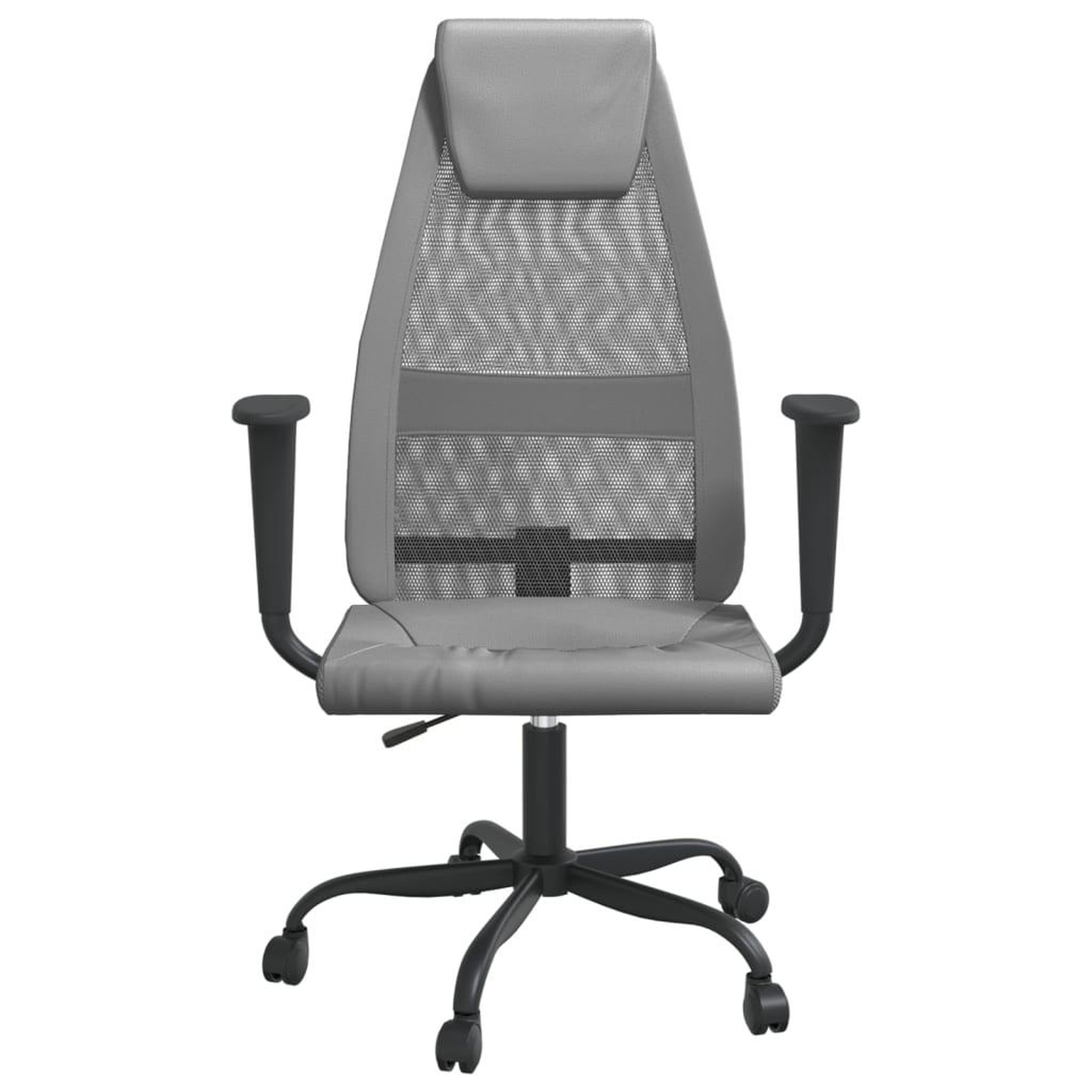 Voir la diapositive 3 : VIDAXL Chaise de bureau reglable en hauteur gris