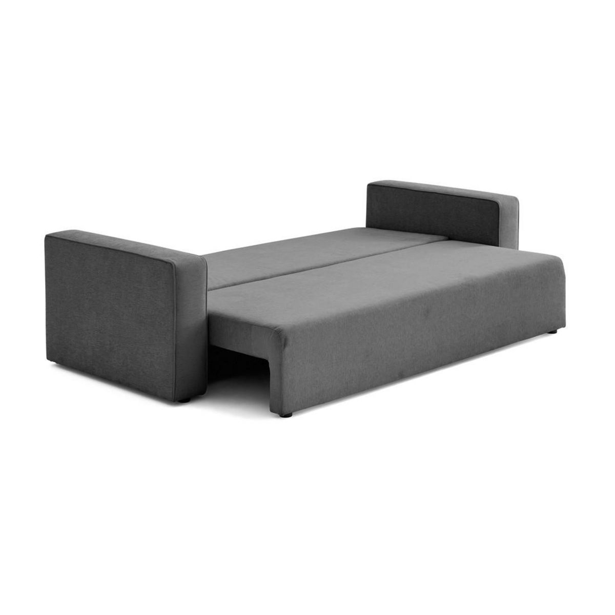 BEST MOBILIER Topaze - canapé 3 places - convertible avec coffre - en tissu