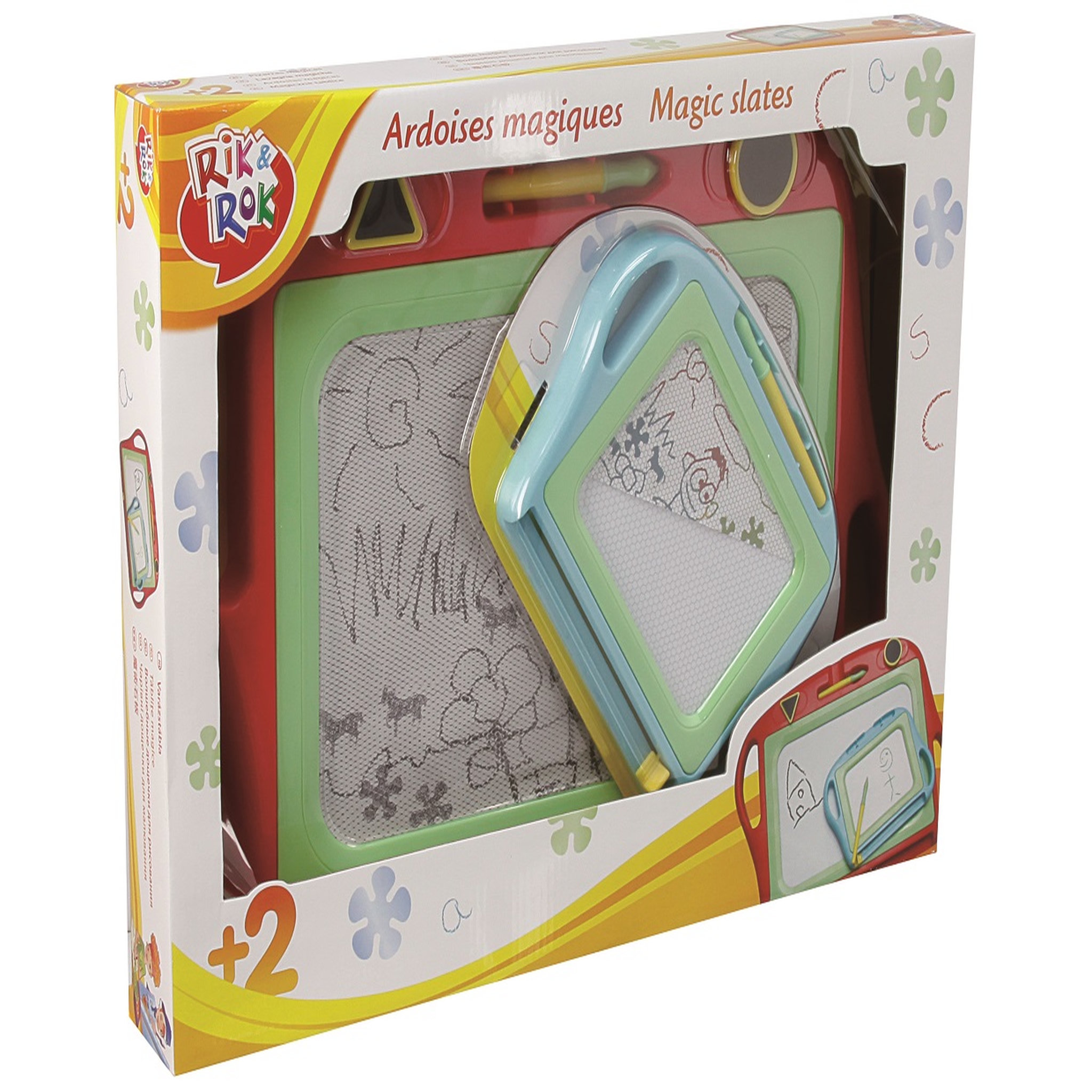 Voir la diapositive 2 : One Two Fun Coffret 2 Ardoises magiques