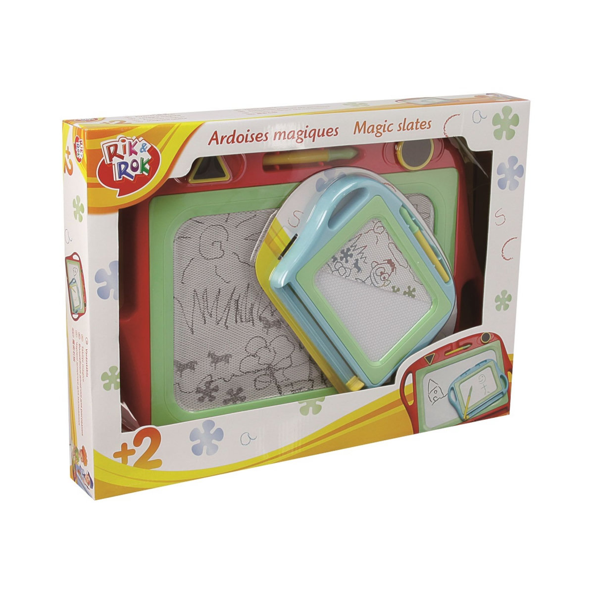 One Two Fun Coffret 2 Ardoises magiques