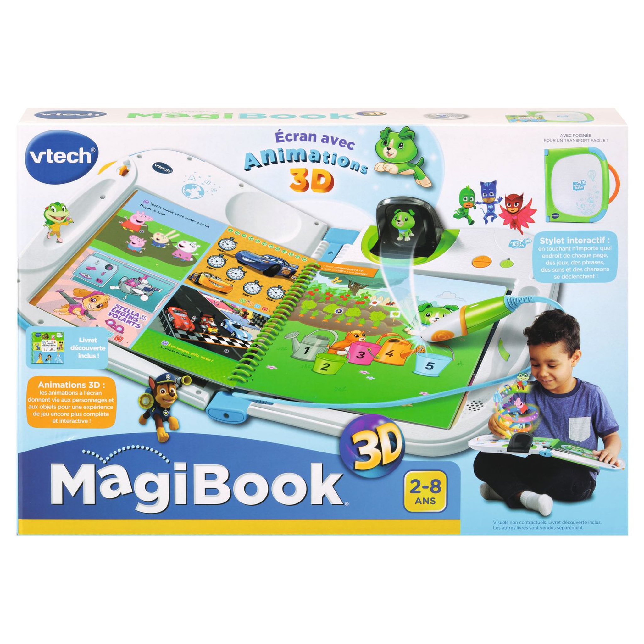 Voir la diapositive 3 : VTECH MagiBook 3D - Starter Pack