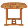 Voir la diapositive 3 : VIDAXL Table de jardin 200x100x75 cm Bois d'eucalyptus solide