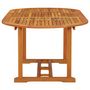 Voir la diapositive 3 : VIDAXL Table de jardin 200x100x75 cm Bois d'eucalyptus solide
