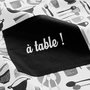Voir la diapositive 2 : Paris Prix Tablier de Cuisine  Kitchen  84cm Noir