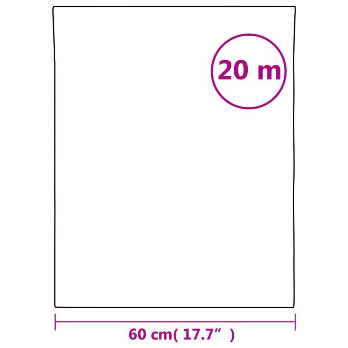 VIDAXL Film pour fenetre depoli blanc 60x2000 cm PVC