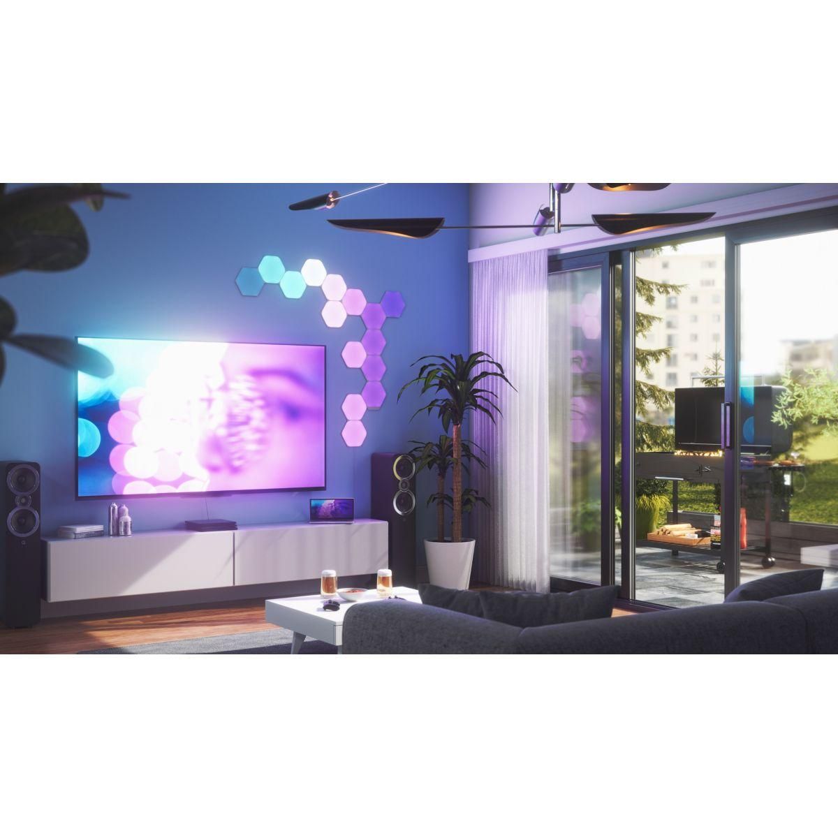 NANOLEAF Panneaux lumineux Shapes Hexagons Kit-15pcs