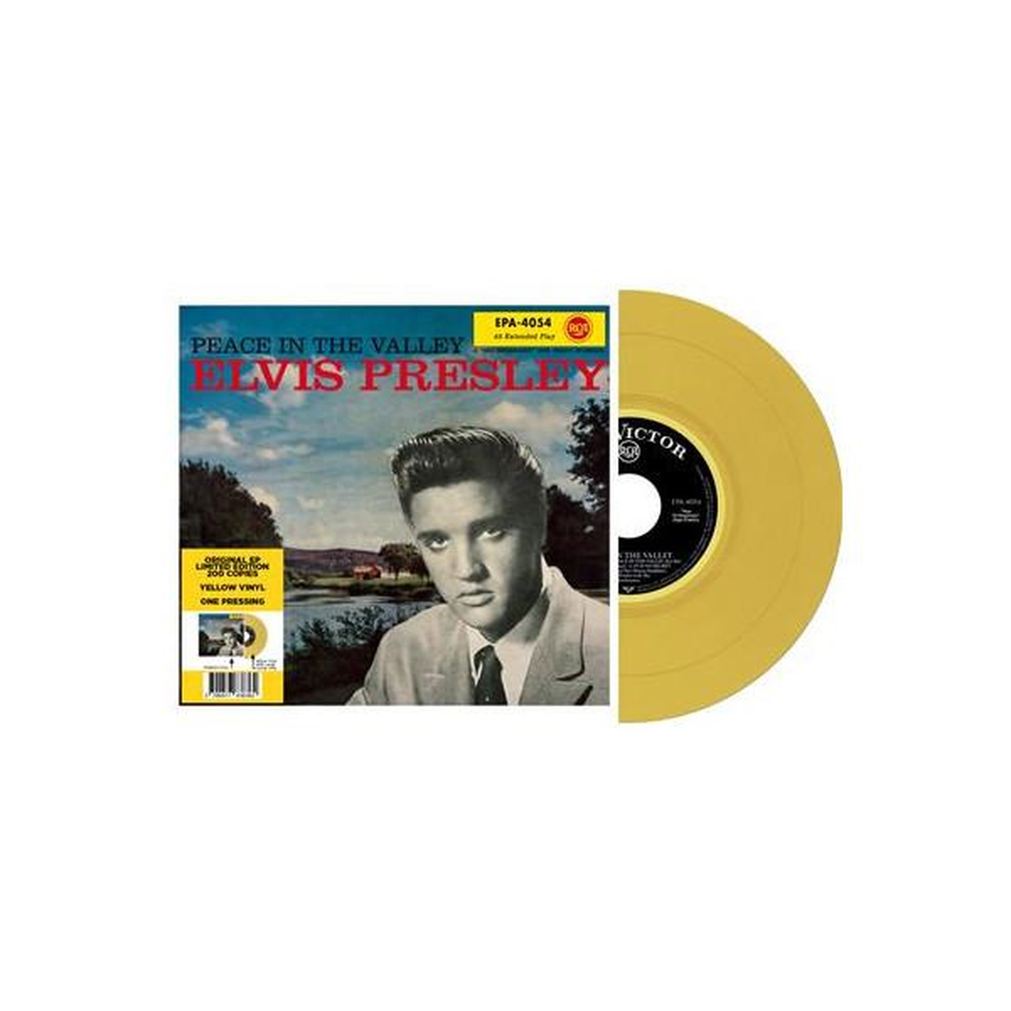 Elvis Peace In The Valley US Édition Limitée Vinyle Jaune