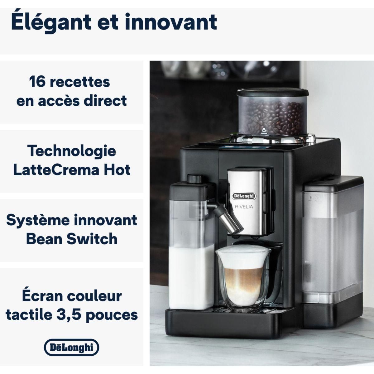 DELONGHI Expresso Broyeur rivelia latte FEB4455.B