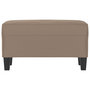 Voir la diapositive 3 : VIDAXL Banc Taupe 70x35x41 cm Tissu microfibre