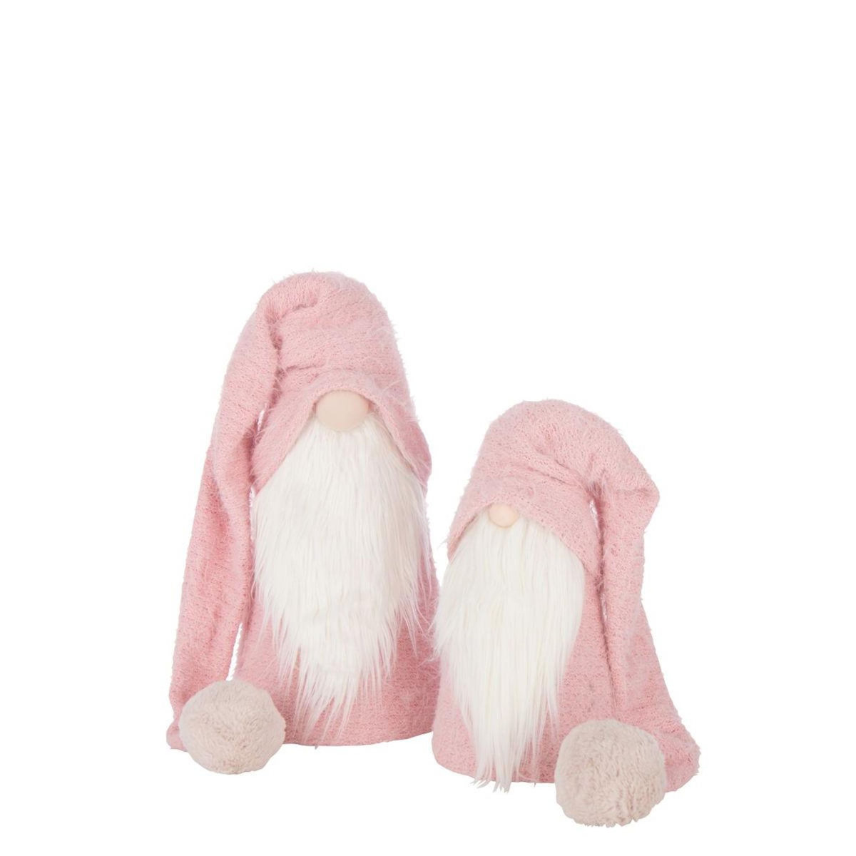 Paris Prix Père-Noël Gnome Déco  Hiver  44cm Rose Clair