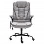 Voir la diapositive 2 : VIDAXL Chaise de bureau de massage gris clair similicuir daim