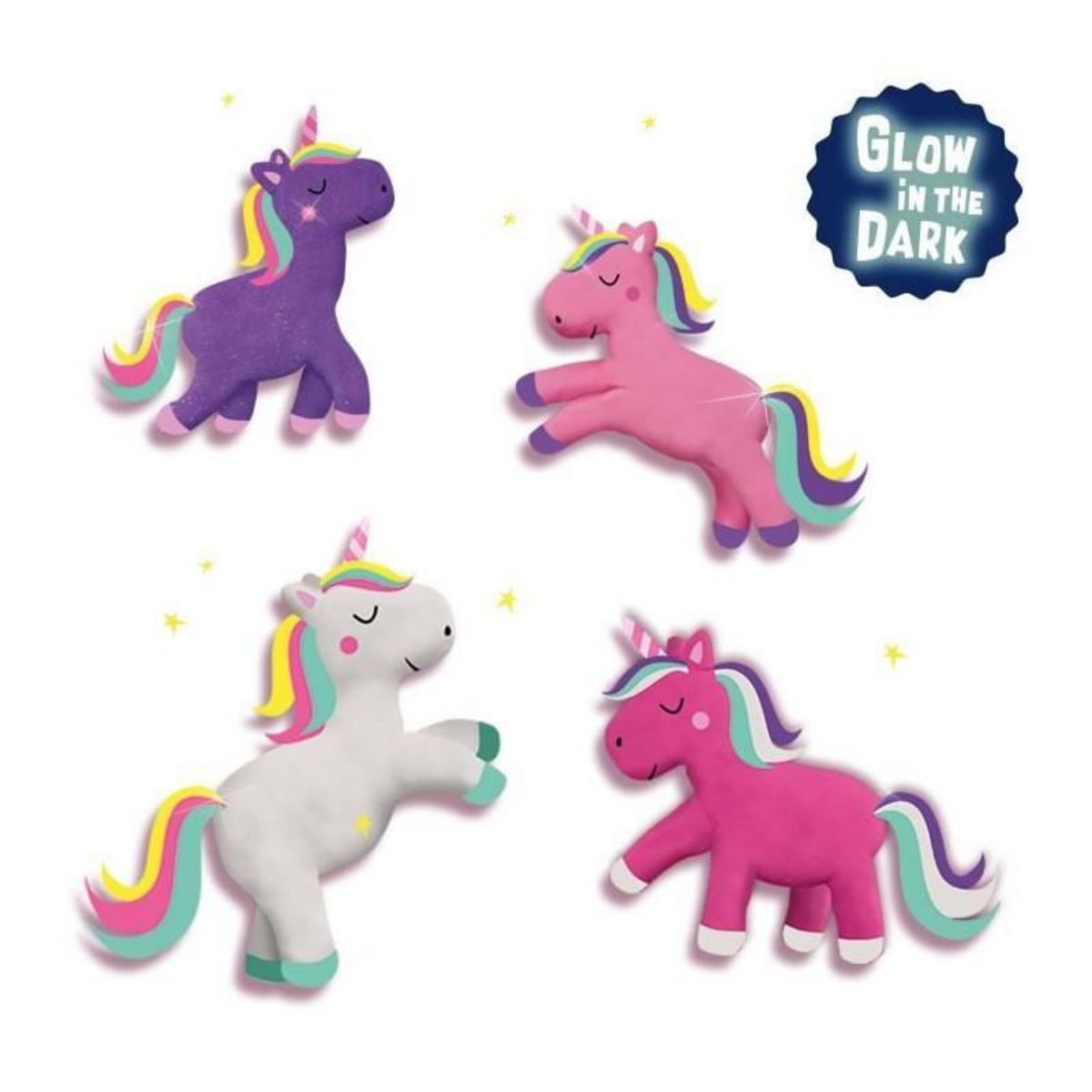SES Creative Pâte a modeler licorne 4x90 g - SES CREATIVE - Spécialement conçue pour créer de magnifiques licornes.