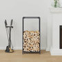 Voir la diapositive 3 : VIDAXL Portant de bois chauffage anthracite 44x28x90 cm