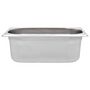 Voir la diapositive 6 : VIDAXL Récipients Gastronorm 8 pcs GN 1 4 100 mm Acier inoxydable