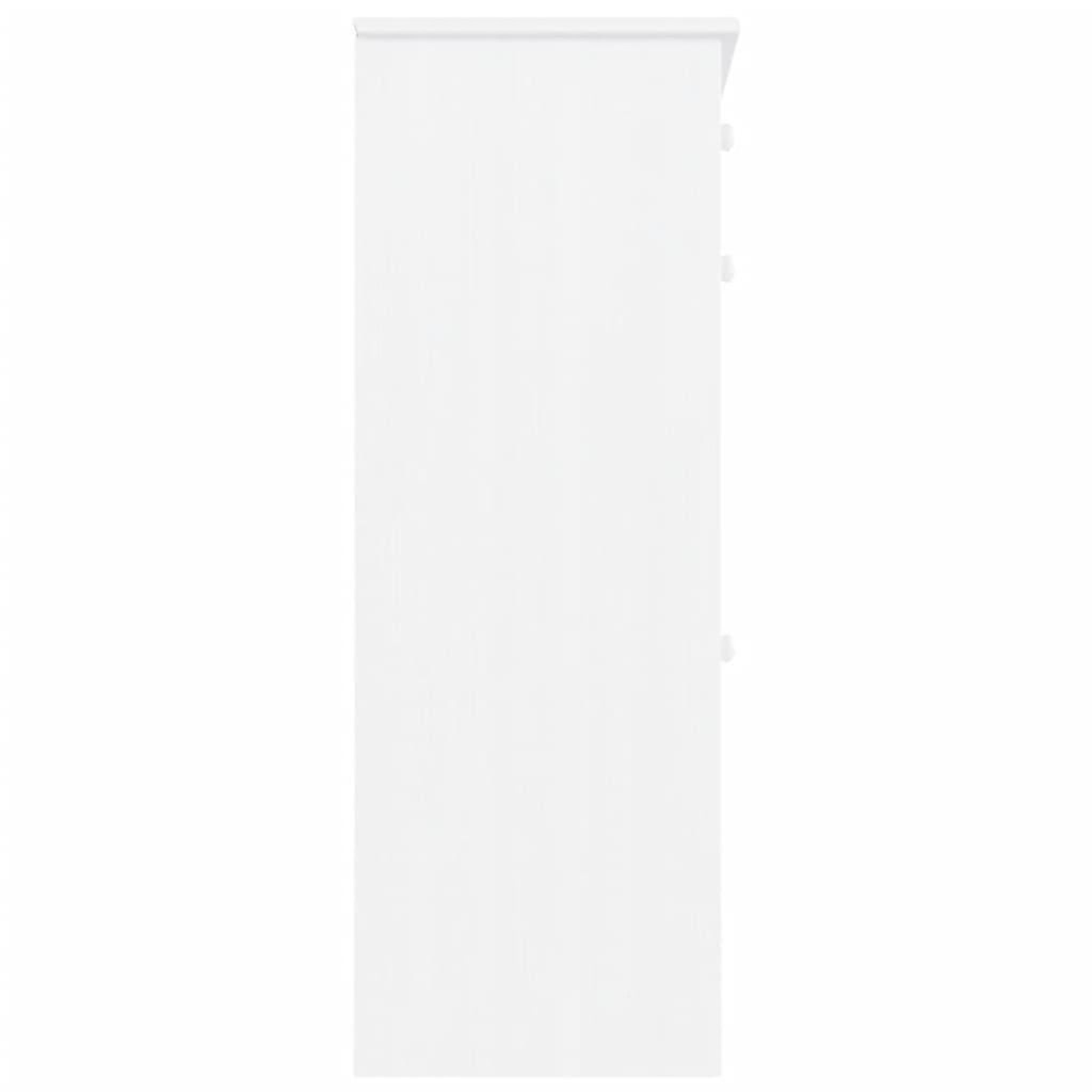 Voir la diapositive 5 : VIDAXL Armoire a chaussures ALTA blanc 77x35x96 cm bois massif de pin