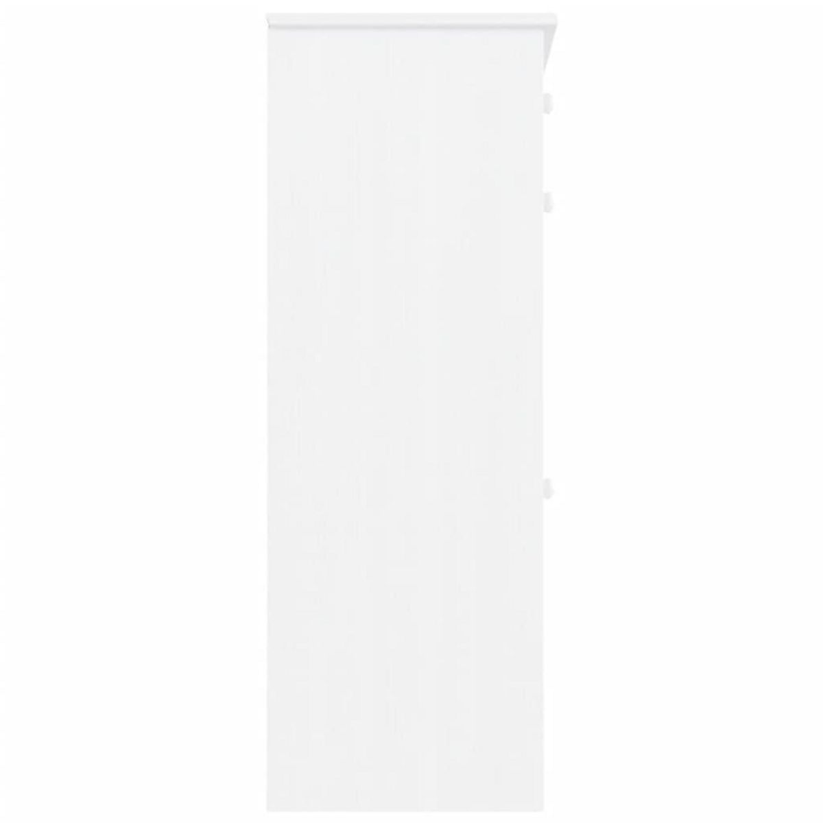 VIDAXL Armoire a chaussures ALTA blanc 77x35x96 cm bois massif de pin