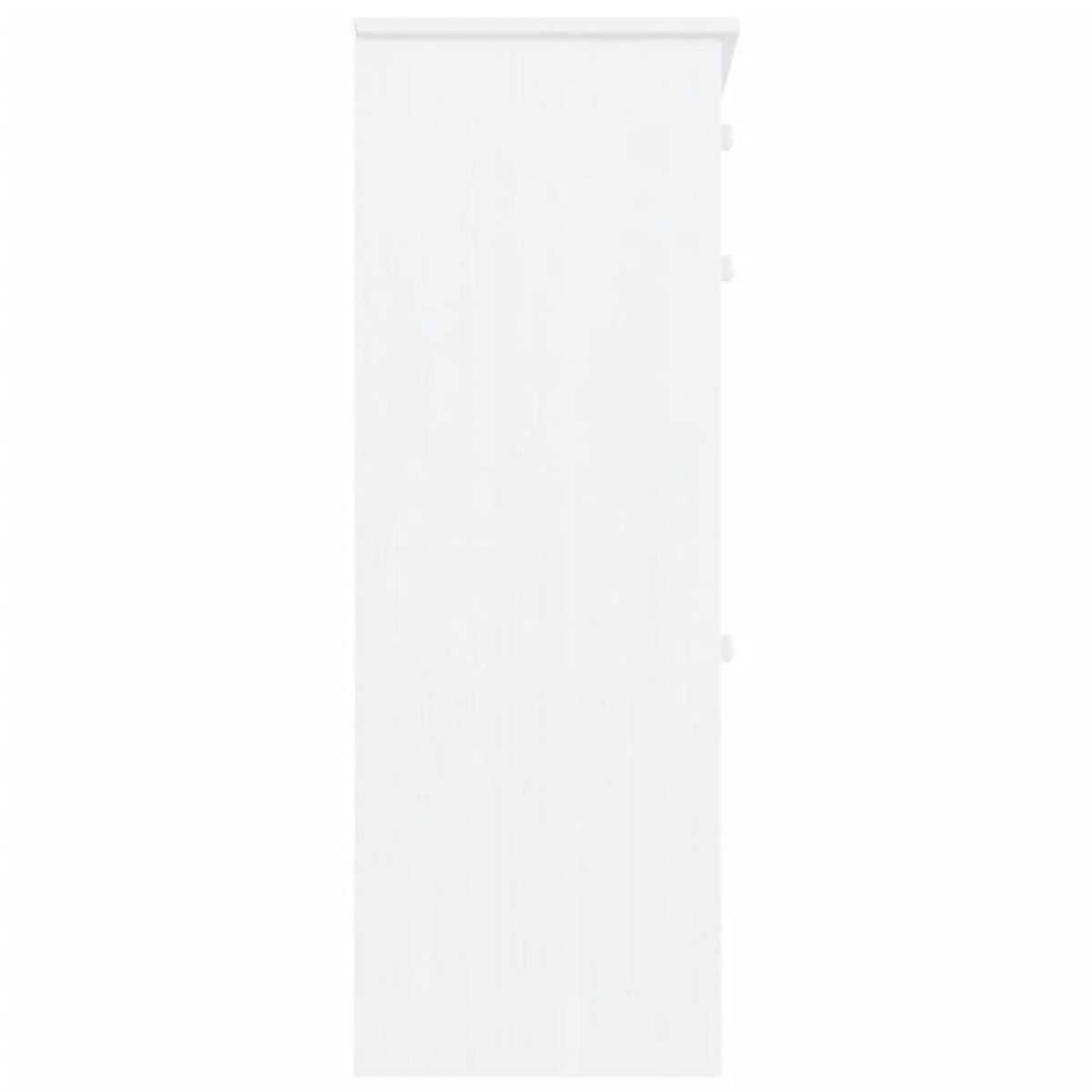 VIDAXL Armoire a chaussures ALTA blanc 77x35x96 cm bois massif de pin