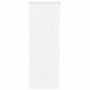 Voir la diapositive 5 : VIDAXL Armoire a chaussures ALTA blanc 77x35x96 cm bois massif de pin
