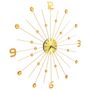 Voir la diapositive 3 : VIDAXL Horloge murale Metal 70 cm Dore