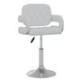 Voir la diapositive 3 : VIDAXL Chaises pivotantes à manger lot de 2 blanc similicuir