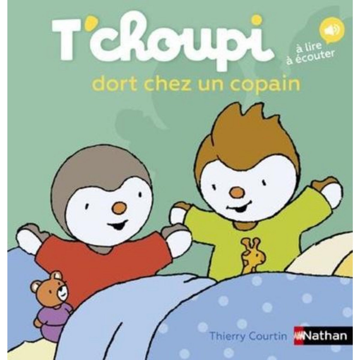 T'CHOUPI, L'AMI DES PETITS TOME 83 : T'CHOUPI DORT CHEZ UN COPAIN, Courtin Thierry
