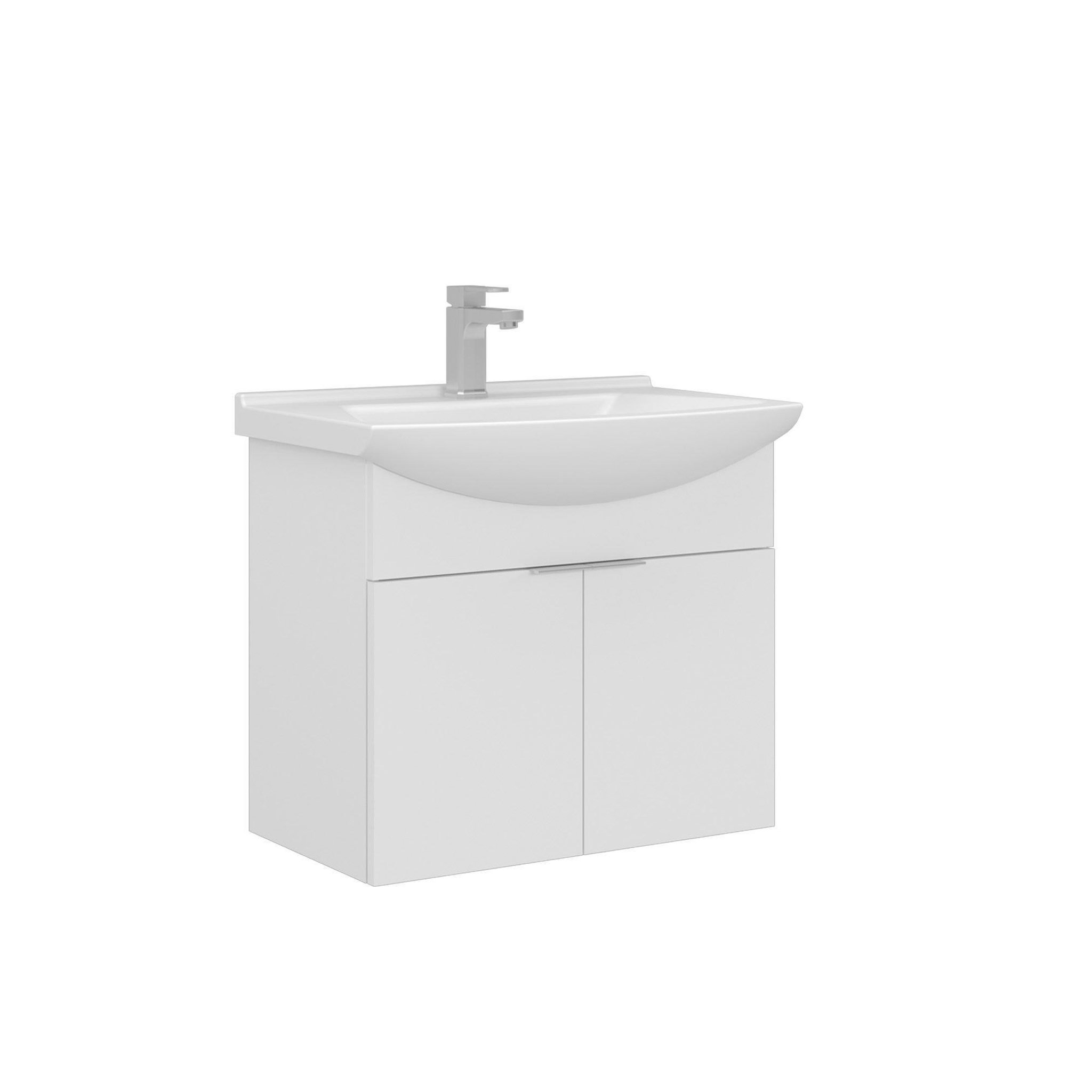 Habitat et Jardin Meuble Vasque  Purus 65  - 65 x 50 x 58 cm - White