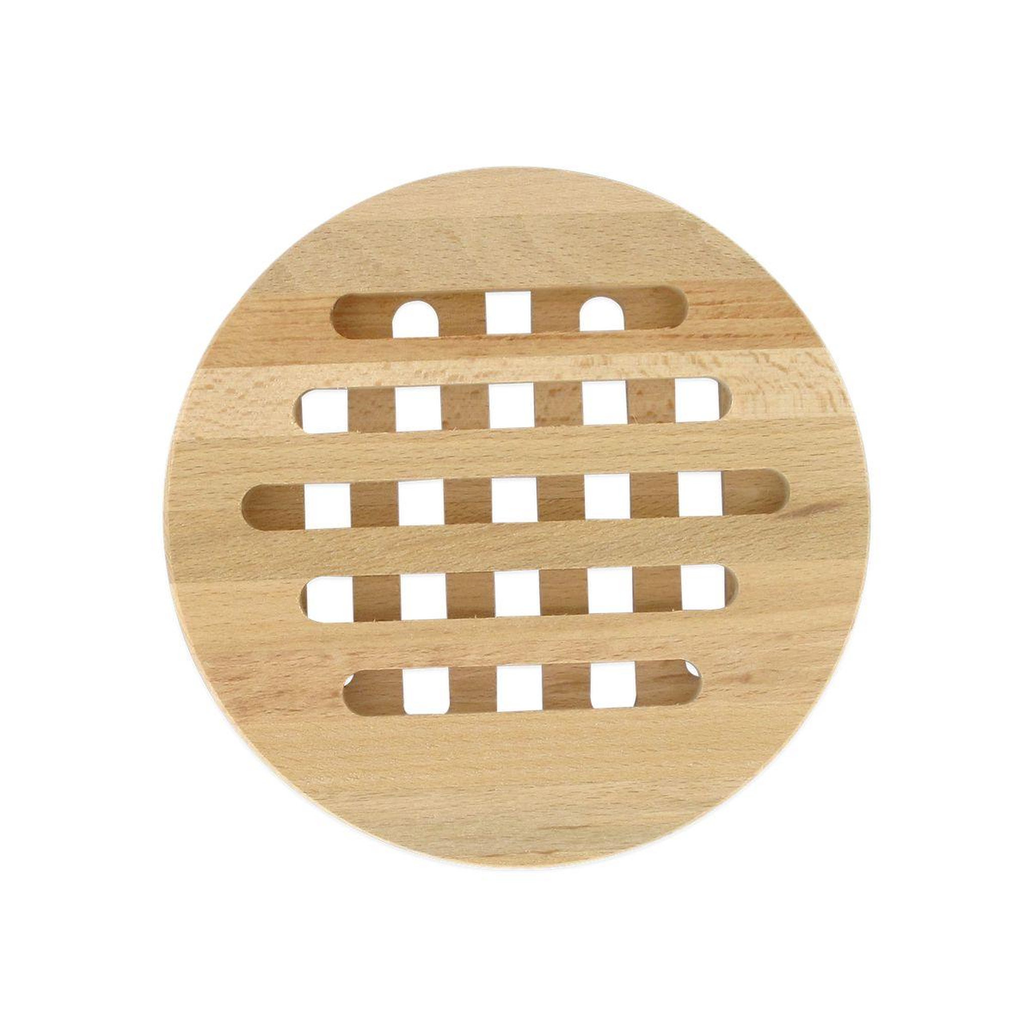 Fackelmann Dessous de plat rond en bois 18 cm Fackelmann Wood Edition