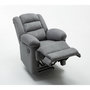 Voir la diapositive 4 : Habitat et Jardin Fauteuil relax  Buckingham  - 85 x 93 x 100 cm - Gris clair