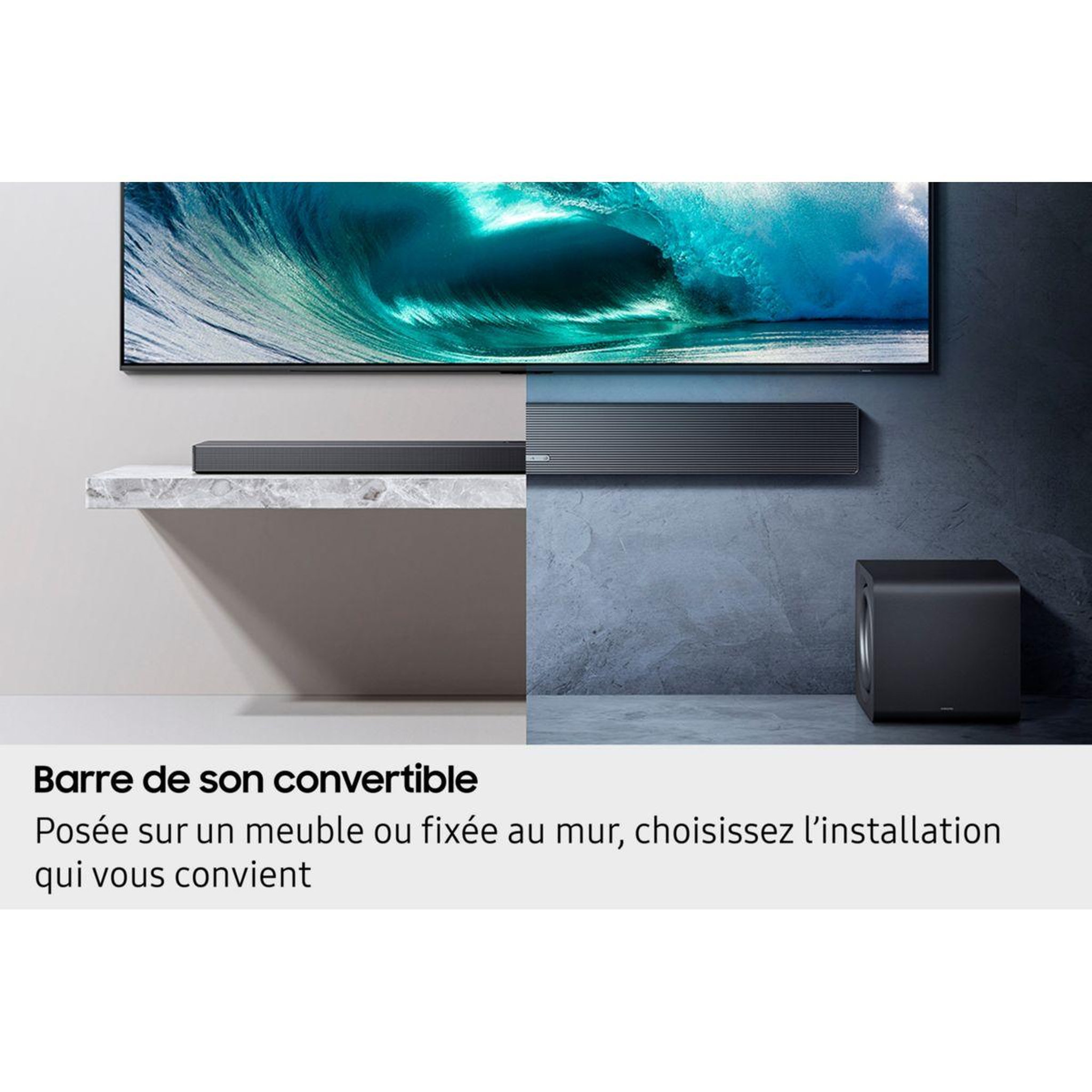 Voir la diapositive 3 : Samsung Barre de son hw-qs760f