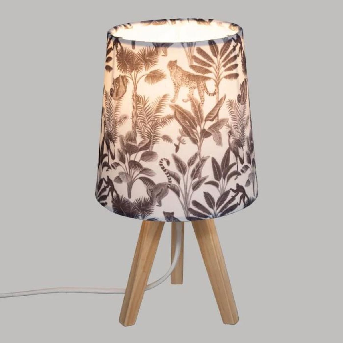 Atmosphera Kids Lampe à Poser Enfant  Jungle  23cm Bleu