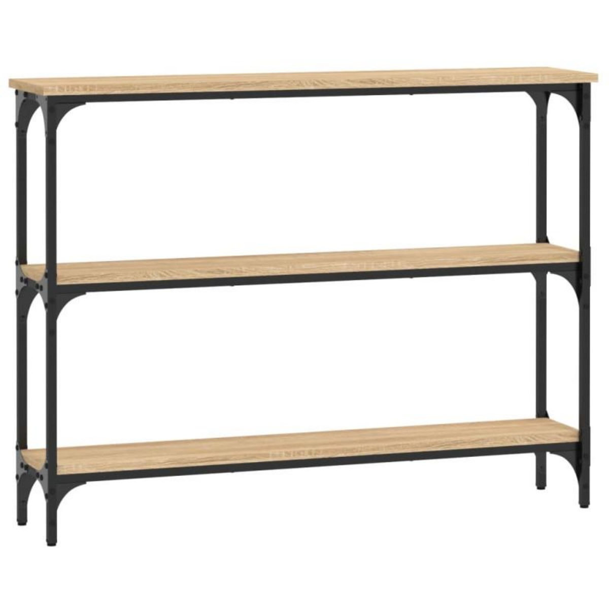 VIDAXL Table console chêne sonoma 100x22,5x75 cm bois d ingénierie