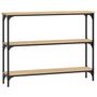 Voir la diapositive 2 : VIDAXL Table console chêne sonoma 100x22,5x75 cm bois d ingénierie