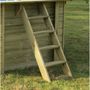 Voir la diapositive 8 : GRE Piscine hors sol bois ovale - 672x472x146cm - VERMELA