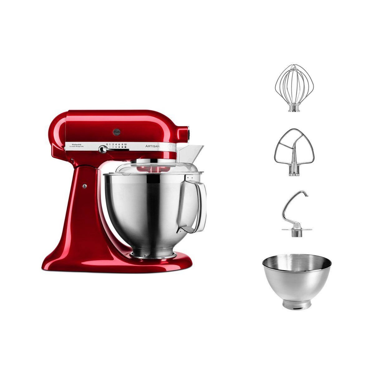 KitchenAid Robot pâtissier 5KSM185PSECA POMME D'AMOUR
