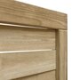 Voir la diapositive 3 : VIDAXL Portillon de jardin Bois de pin impregne 100x75 cm Vert