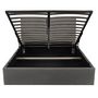 Voir la diapositive 2 : Lit coffre avec tête de lit capitonnée, livré avec sommier 140x190 CM CATANE