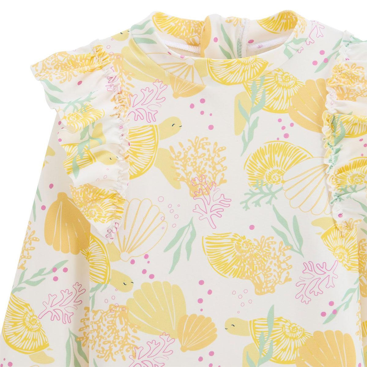 Petit Béguin Maillot de bain bébé 2 pièces t-shirt de protection UV et culotte Porticcio