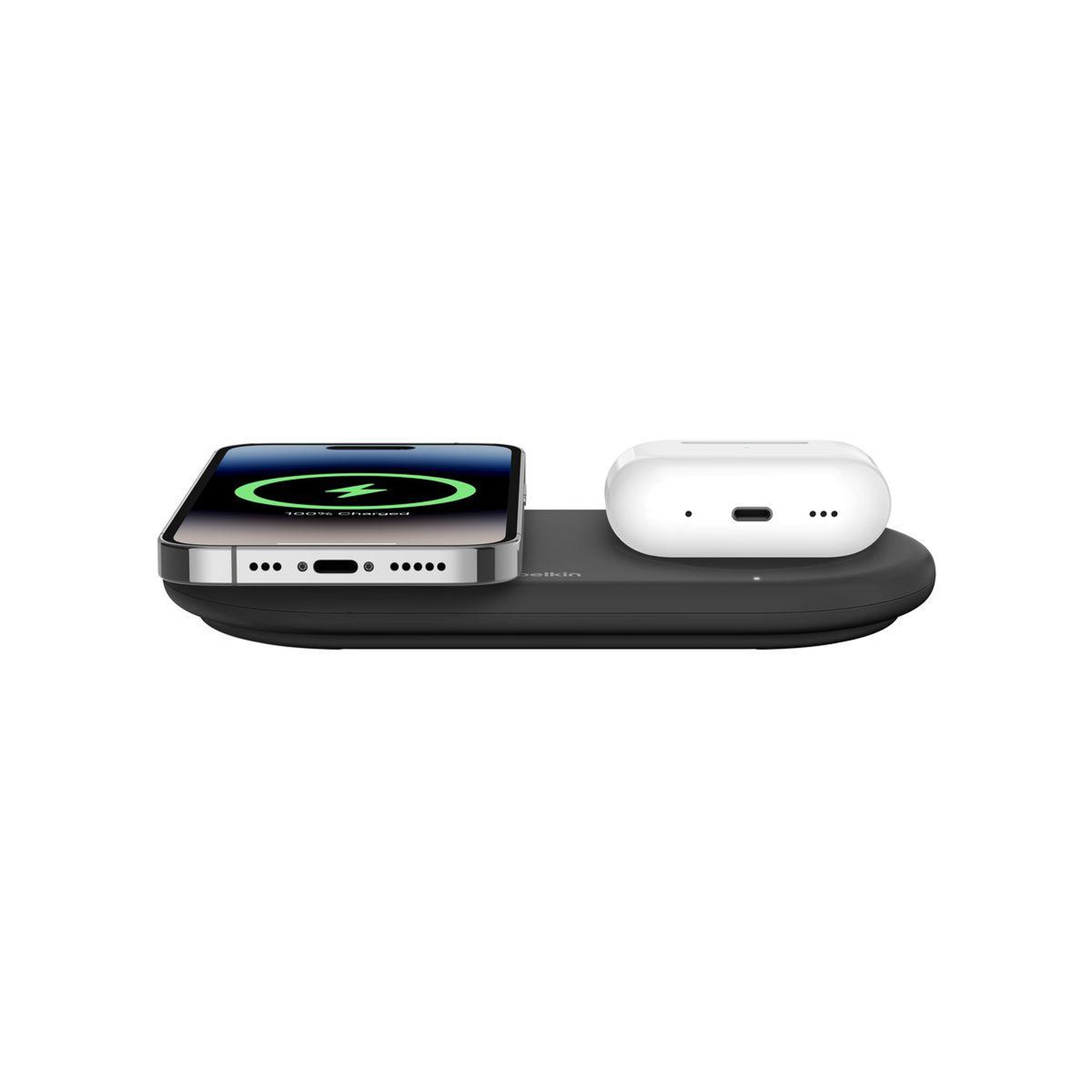 Voir la diapositive 2 : Belkin Chargeur induction station de recharge 15W 2 en 1