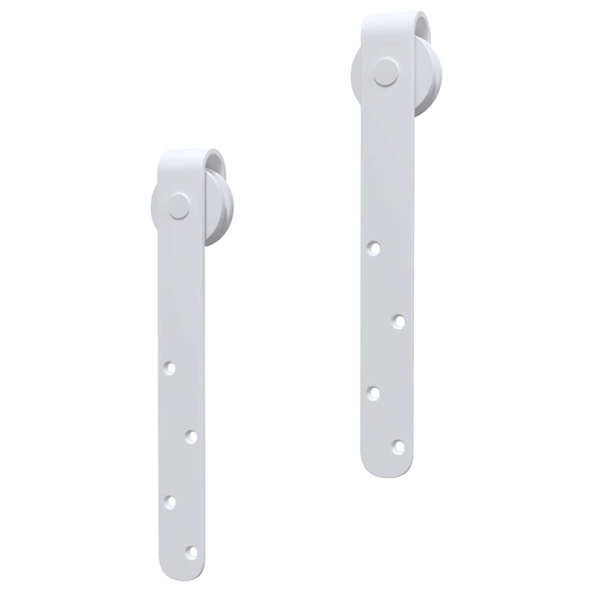 Voir la diapositive 5 : VIDAXL Kit mini de porte d'armoire coulissante Acier au carbone 200 cm
