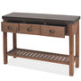 Voir la diapositive 5 : VIDAXL Table console Bois massif de sapin 122 x 35 x 80 cm