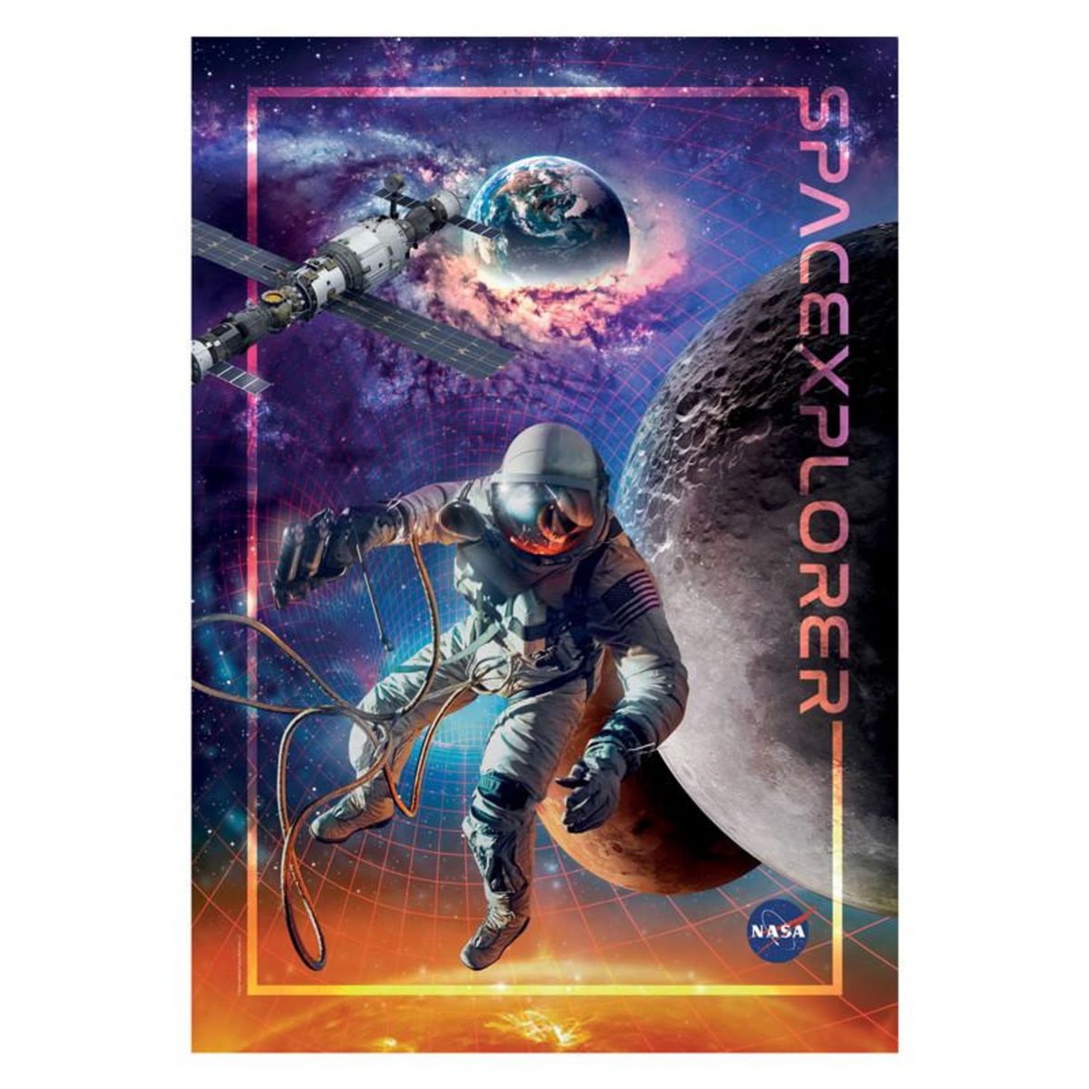 CLEMENTONI Clementoni Jigsaw Puzzle Space Explorer, 1000pcs. 39717