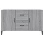 Voir la diapositive 5 : VIDAXL Buffet sonoma gris 100x36x60 cm bois d ingénierie