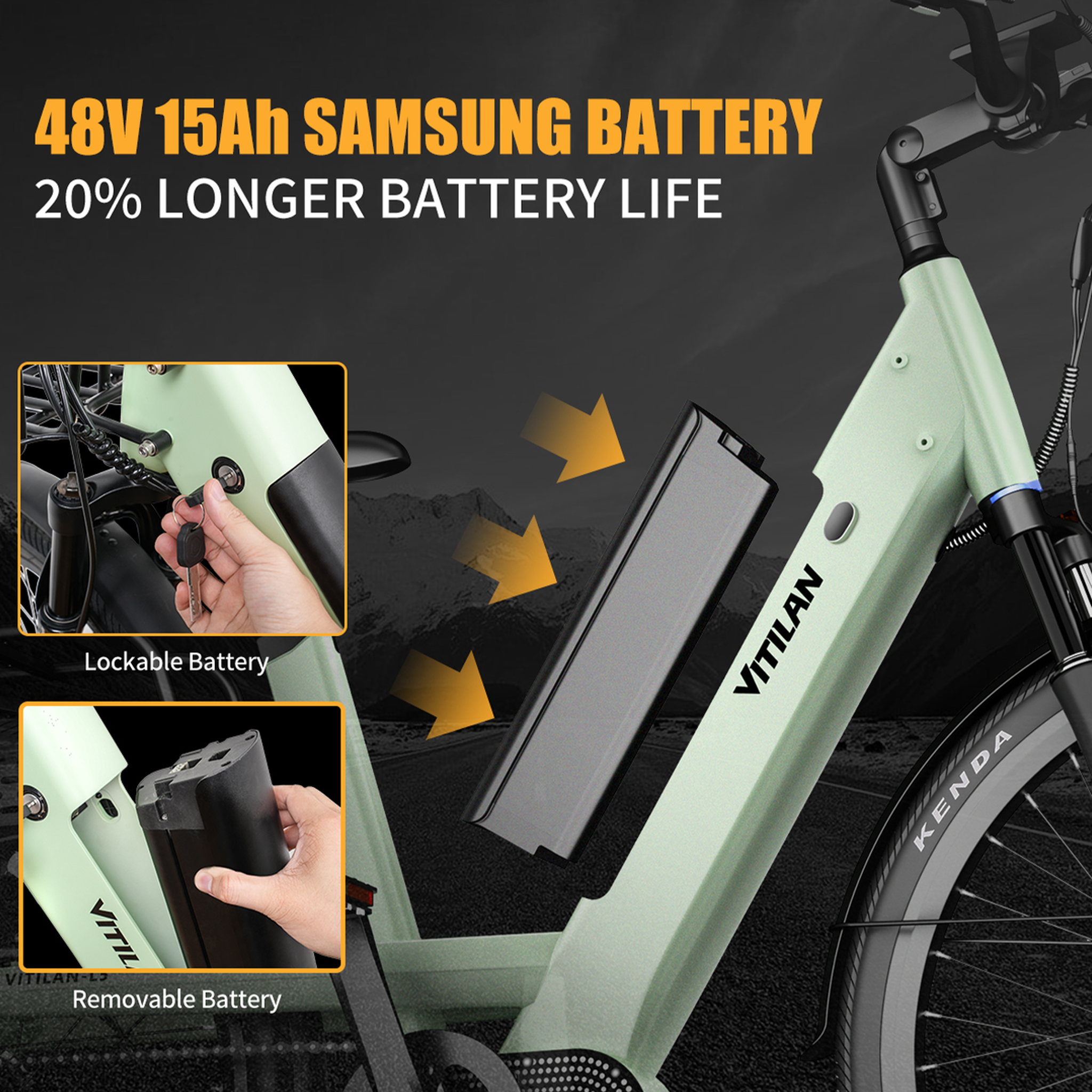 Voir la diapositive 5 : VITILAN Vélo électrique urbain VITILAN L5