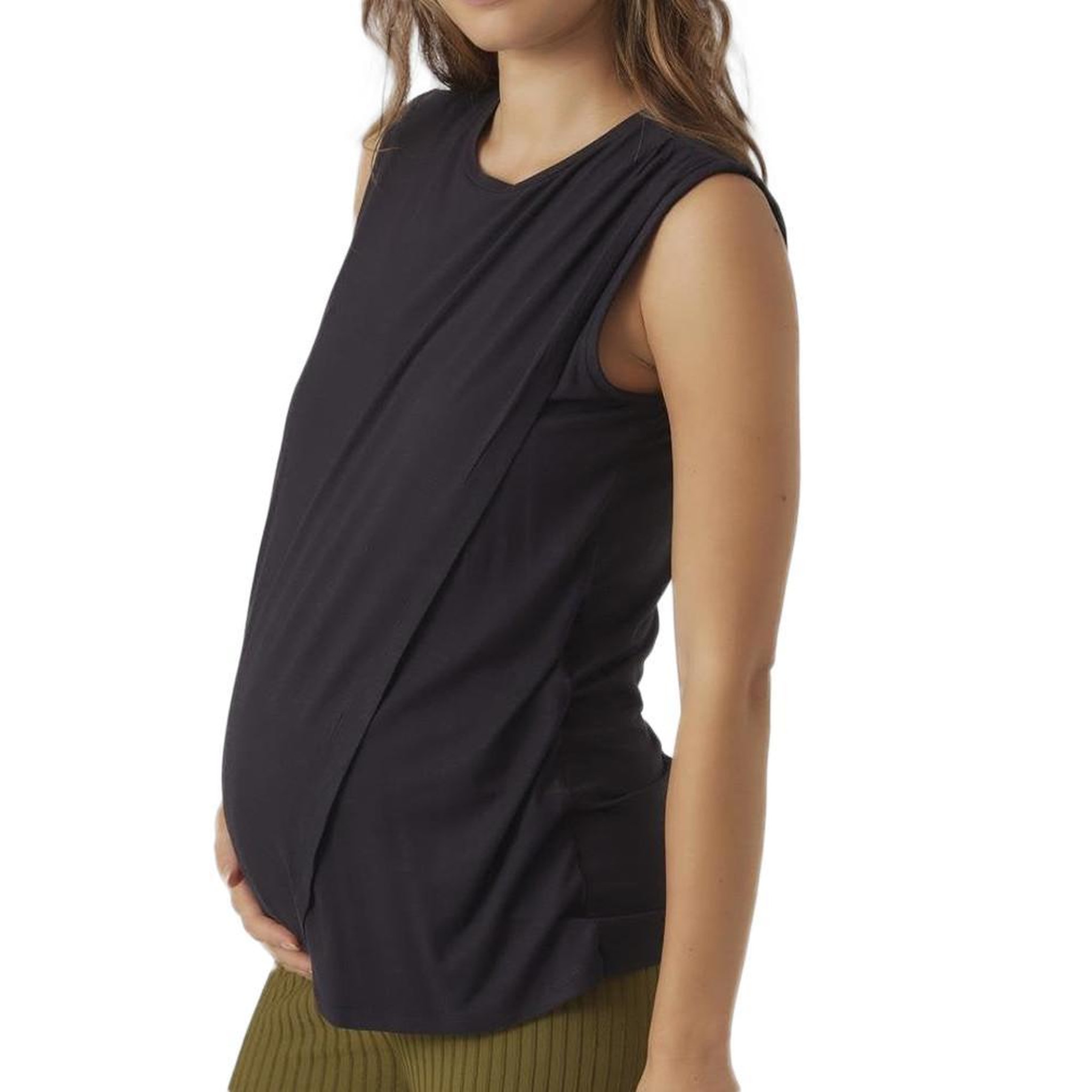 Voir la diapositive 1 : MAMALICIOUS Débardeur d'allaitement Noir Femme Mamalicious Iris