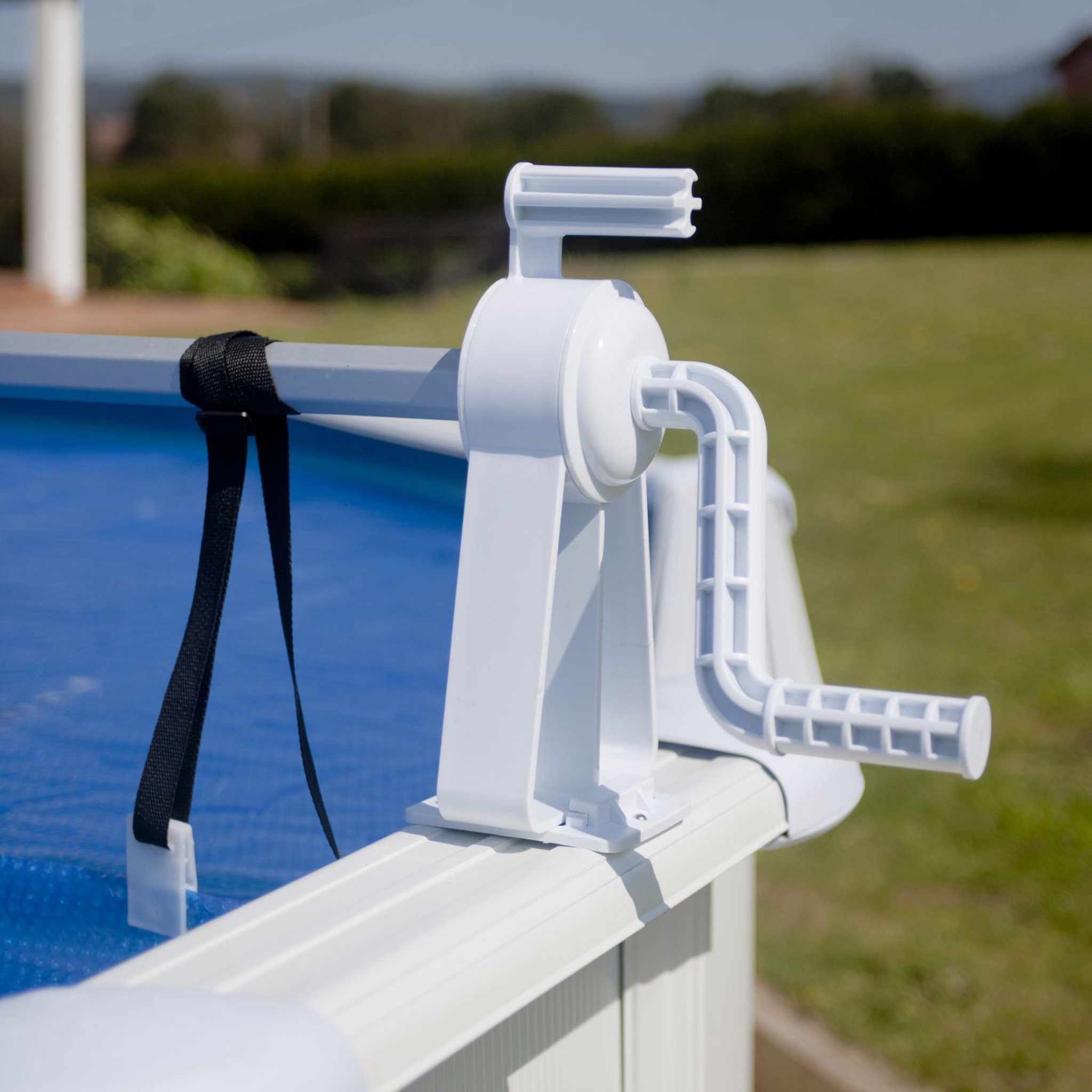 Voir la diapositive 3 : GRE Enrouleur pour piscine hors-sol - Jusqu'à 6-50m