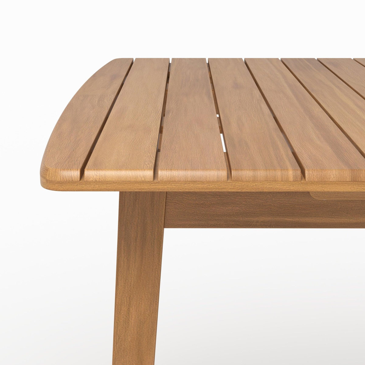 Rendez vous déco Table extensible en bois d'acacia huilé 6 à 10 personnes-Alona