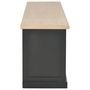 Voir la diapositive 4 : VIDAXL Meuble TV Noir 120x30x40 cm Bois