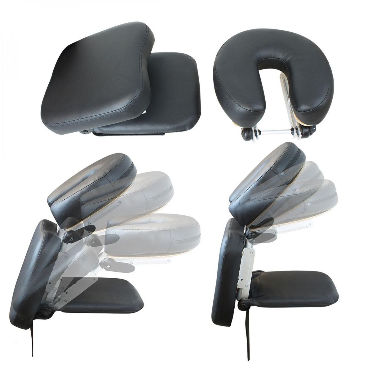 VIVEZEN Appui tête, têtière de massage universelle transportable - Noir