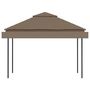 Voir la diapositive 4 : VIDAXL Belvedere et double toits etentus 3x3x2,75 m Taupe 180g/m^2